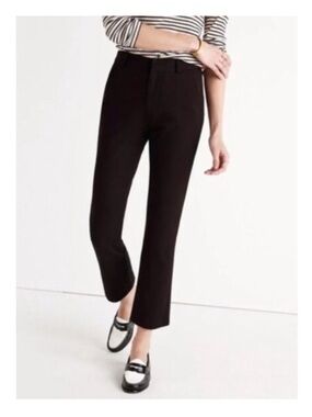 J. Crew Black Teddy Cropped Pants Size 10 EUC!